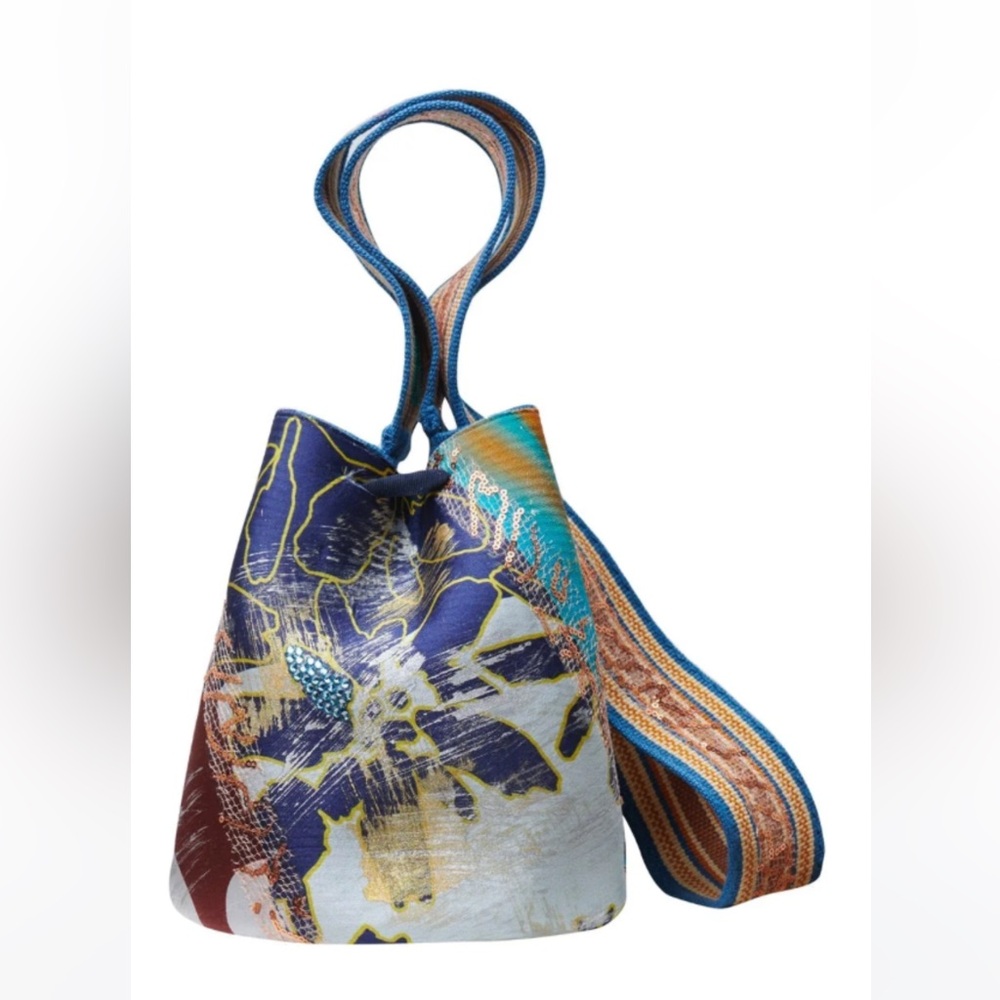 Silvia Tcherassi Multicolor Knit Bag